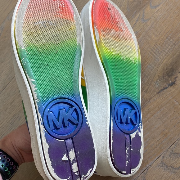 MICHAEL KORS Rainbow Sneakers 🌈 - Picture 6 of 7